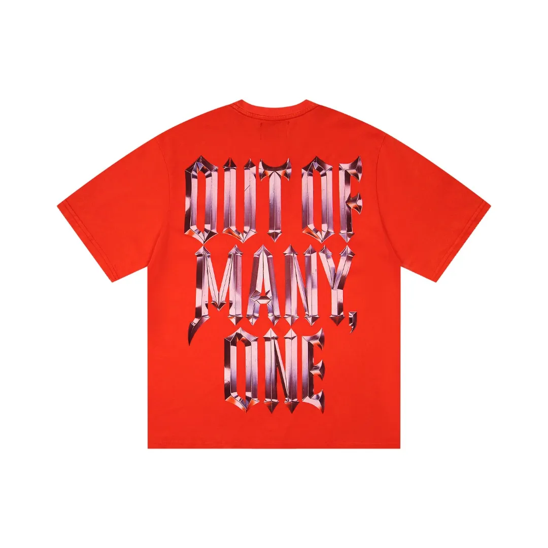 G68# GodSpeed ​​white ink direct spray washable short sleeves S-XL size black red blue P126
