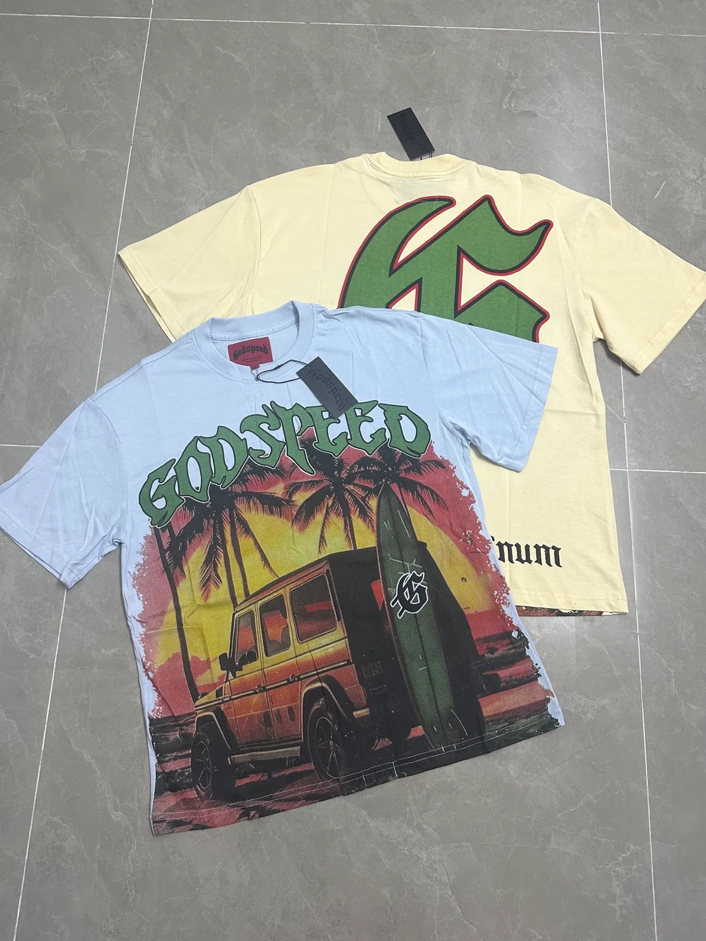 5072#apricot | P104 Godspeed cross-border American rock and roll street washed retro style short-sleeved T (craft printing) fabric (fabric) 32-count combed double yarn 240 grams weight code number (size): S-M-L-XL color (colour): apricot