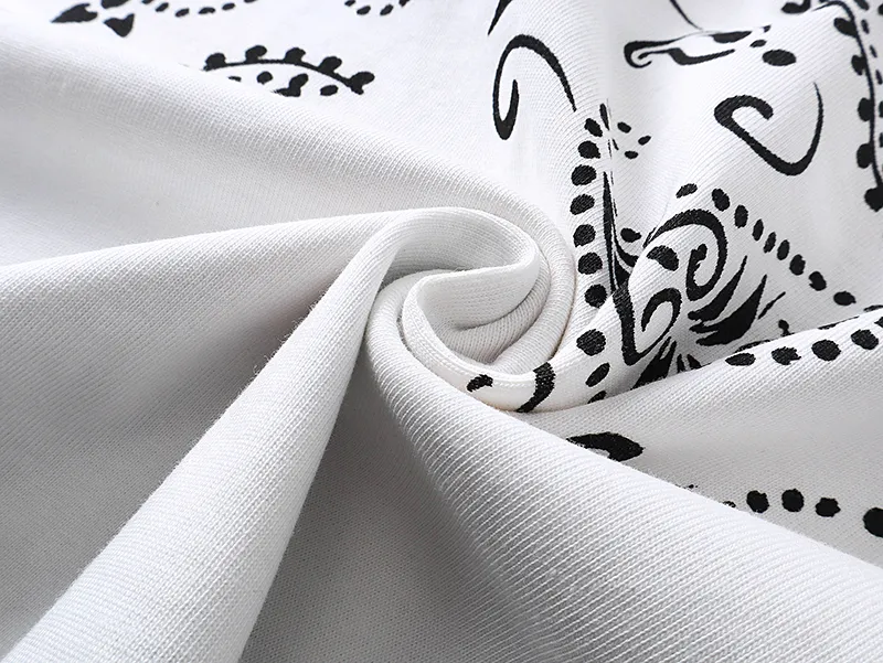 3007# P110 Real shot Godspeed American fashion rock street retro loose printed cotton short sleeves Fabric: 240g 32 count fine cotton double yarn pure cotton Color: off-white Size: S M L XL