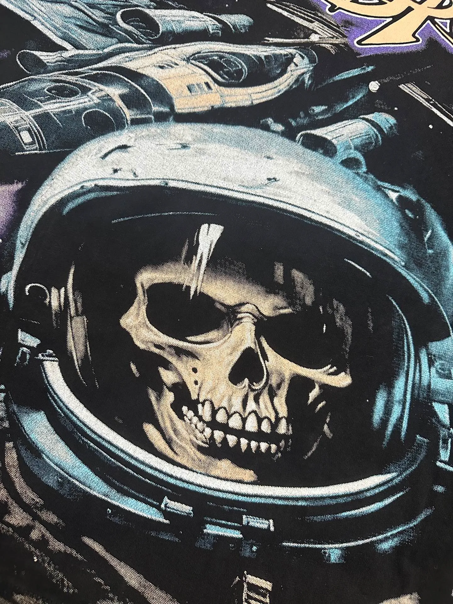 6112#washed black I P116 Godspeed cross-border American rock and roll street washed retro style short-sleeved T (craft printing) fabric (fabric): 32 count combed double yarn 250 grams weight code number (size): S-M-L-XL color (colour): washed black