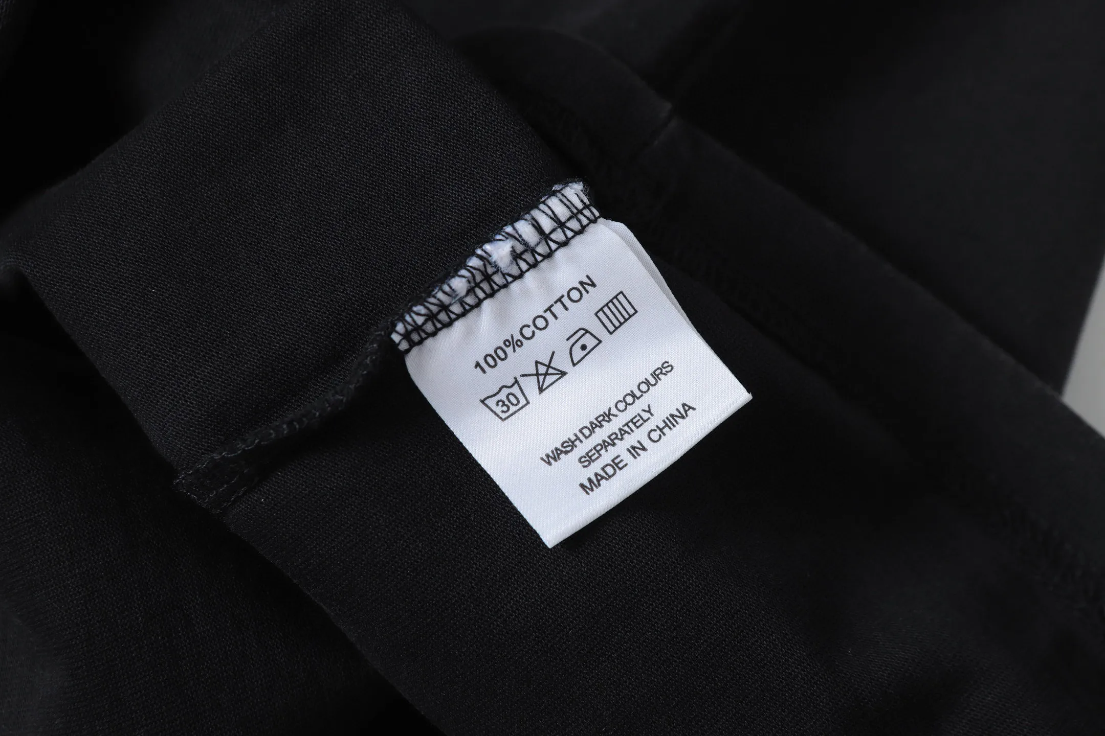 6140# washed black I P116 Godspeed cross-border American rock and roll street washed retro style short-sleeved T (craft printing) fabric (fabric): 32 count combed double yarn 250 grams weight code number (size): S-M-L-XL color (colour): washed black
