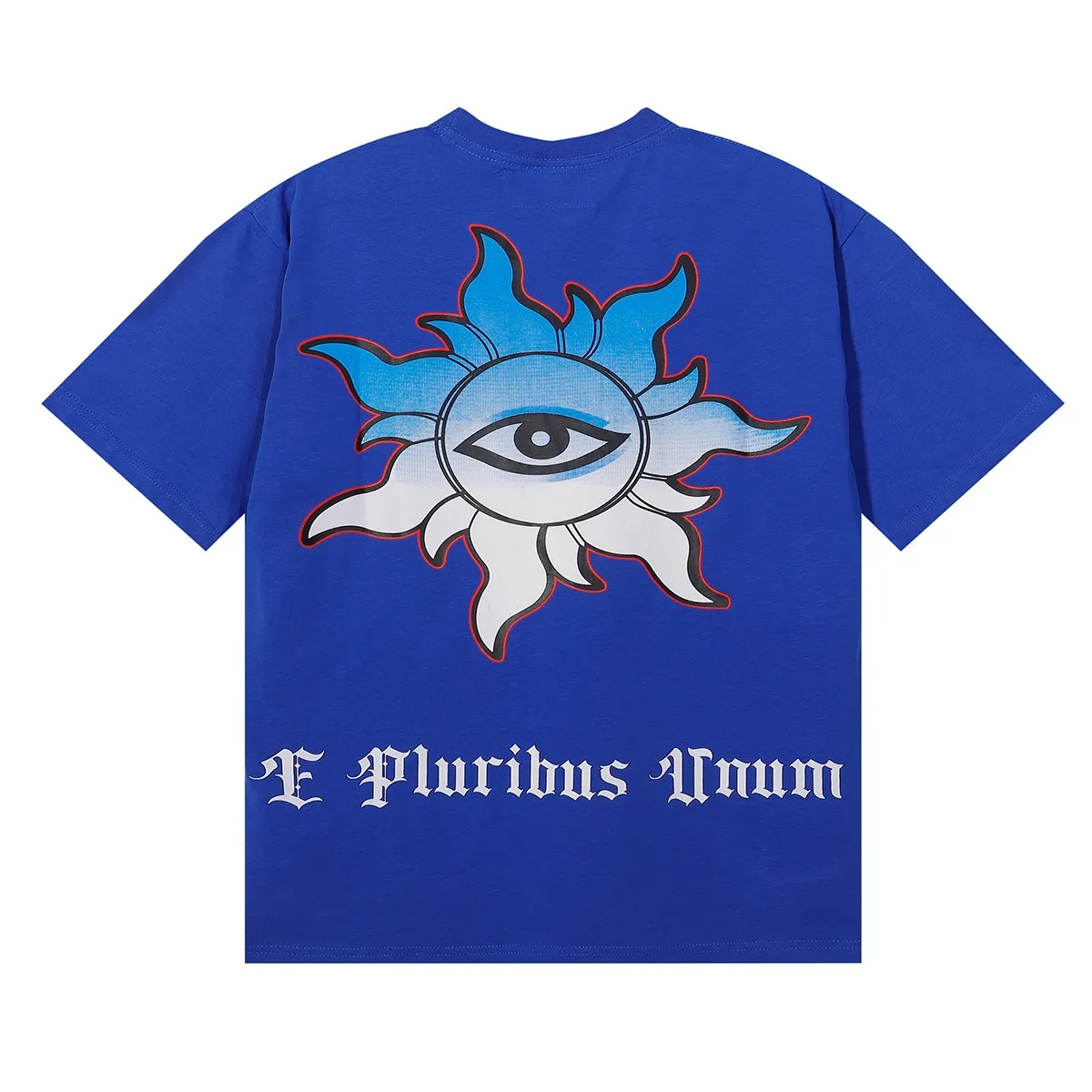 No. 7075, Mechao Godspeed supercar beach road printing high quality double yarn pure cotton casual short-sleeved T-shirt batch 110 Color: black, white, blue; Size: S M L XL