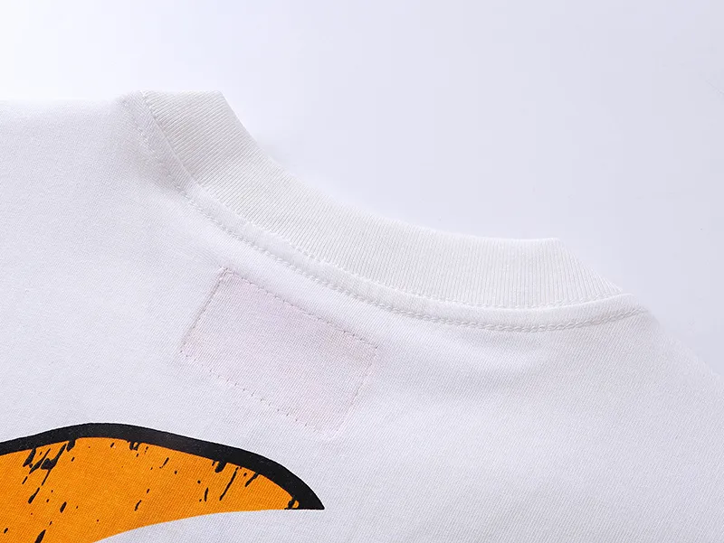 3015# P110 Real shot Godspeed American fashion rock street retro loose printed cotton short sleeves Fabric: 240g 32 count fine cotton double yarn pure cotton Color: off-white apricot Size: S M L XL
