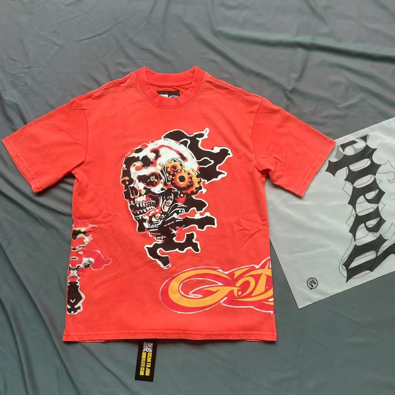 G74 godspeed skull print P126