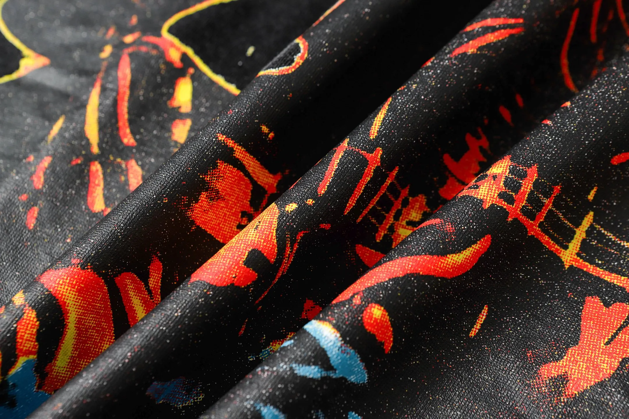 6022# washed black｜P116 Godspeed cross-border American rock and roll street washed retro style short-sleeved T (craft printing) fabric (fabric): 32 count combed double yarn 250g weight size (size): S-M-L-XL color (colour): washed black yu 👉 👉