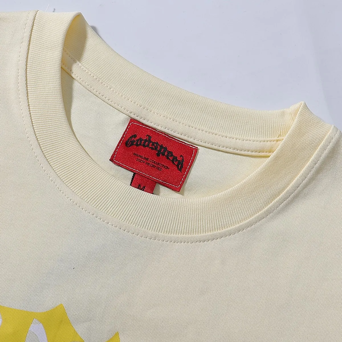 No. 7007, Meichao Godspeed technology robot printed high-quality double yarn pure cotton casual short-sleeved T-shirt batch 110 Color: black, apricot; Size: S M L XL