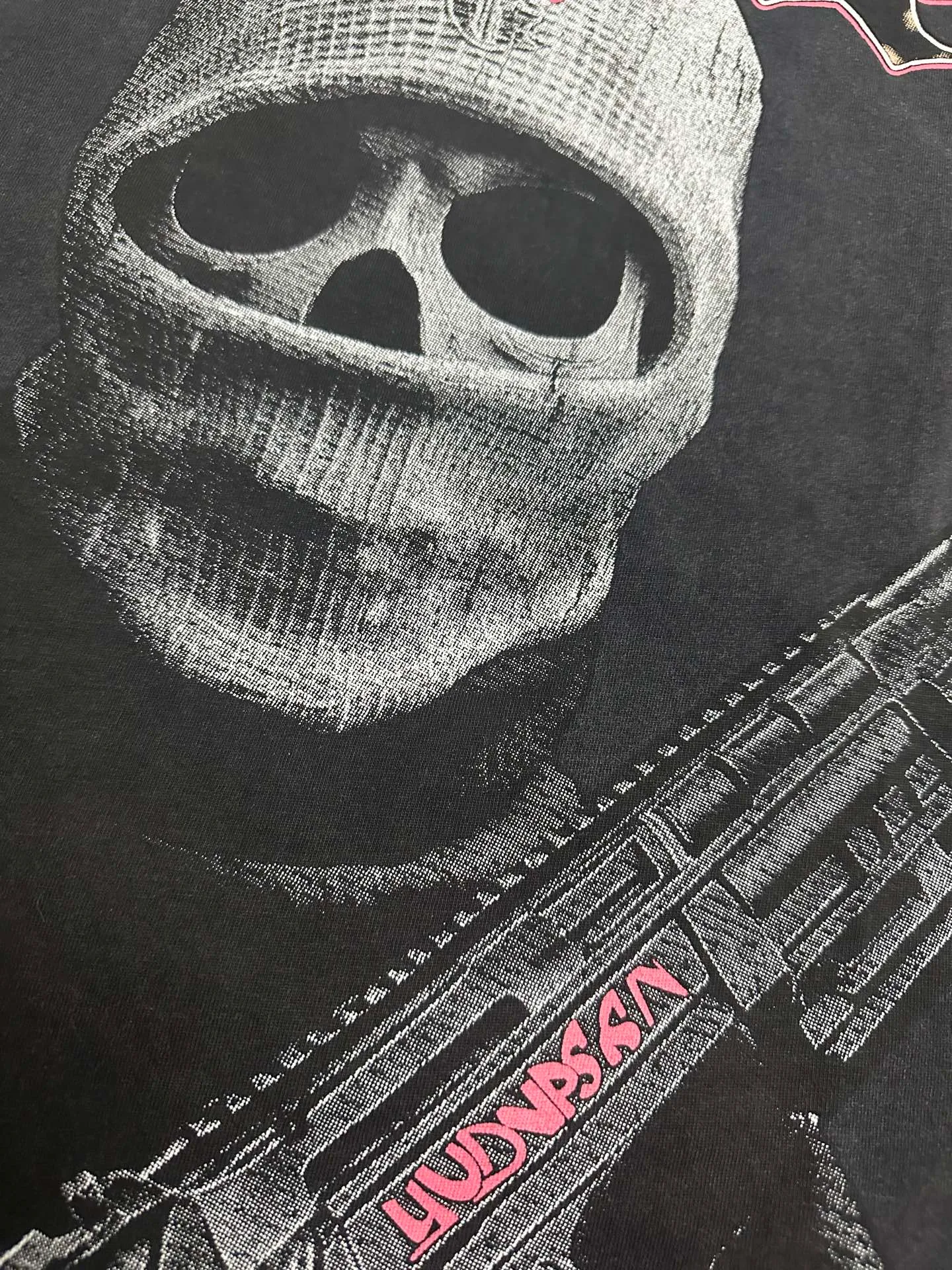6129# Washed black I P116 Real stock (American fashion niche) - New Godspeed cross-border American rock street washed retro style short-sleeved T (craft printing) Fabric (fabric): 32 counts combed double yarn 250 grams weight Size (size): S-M-L-XL Color (colour): Washed black