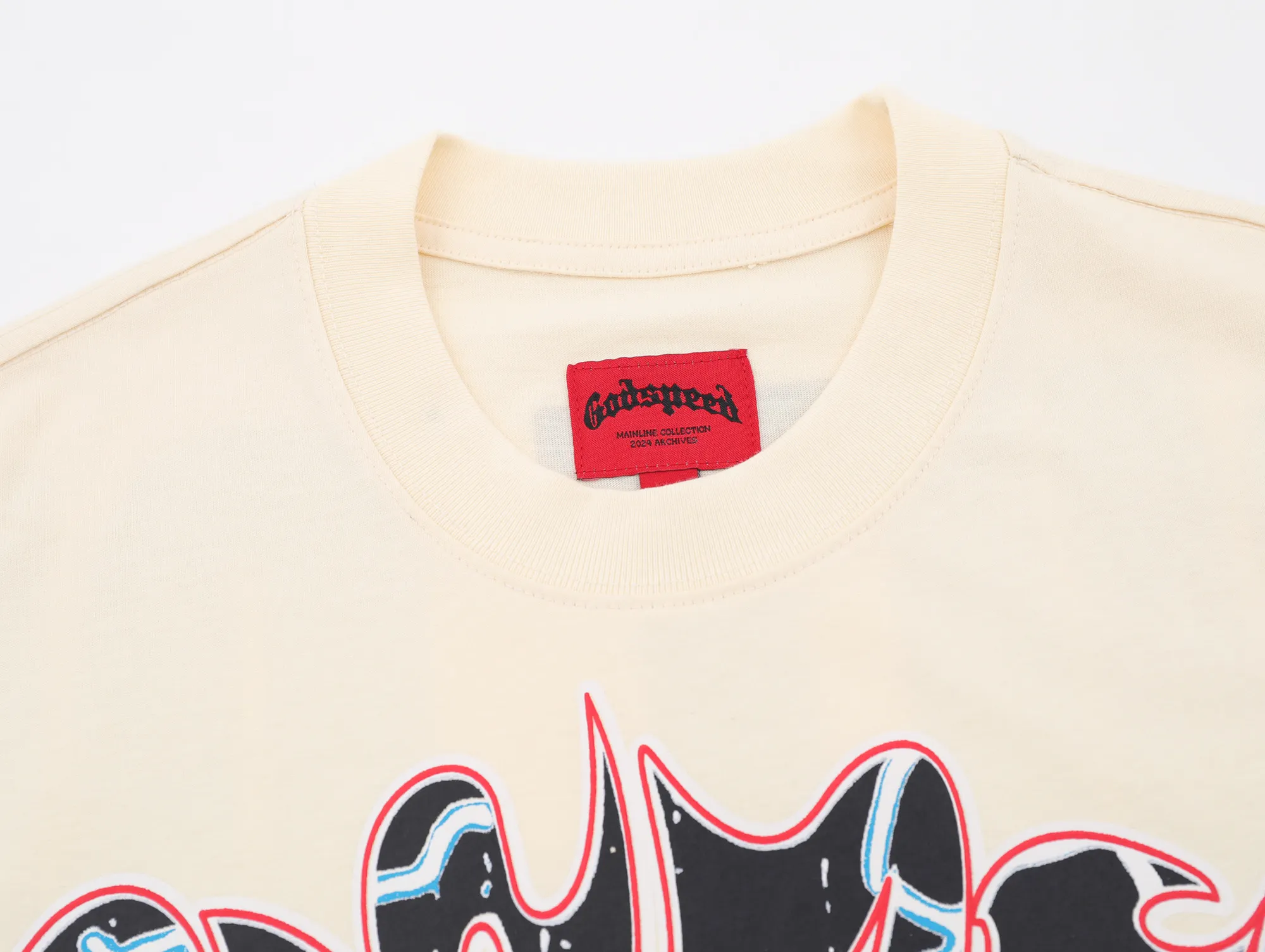 G511# P110 Godspeed short-sleeved T-shirt color: Bone (beige) size: S M L XL