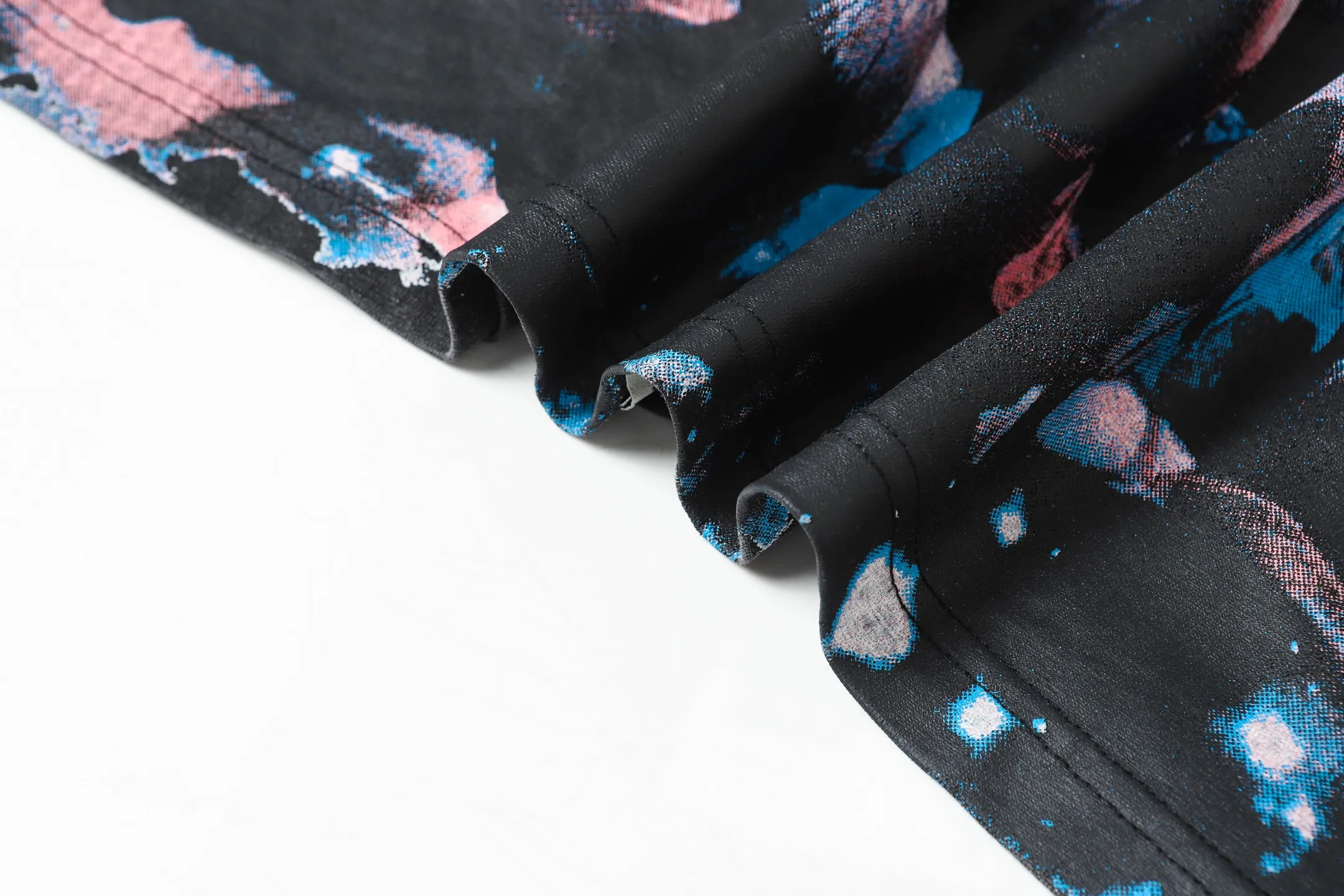 6058#washed black｜P116 Godspeed cross-border American rock and roll street washed retro style short-sleeved T (craft printing) fabric (fabric): 32 count combed double yarn 250g weight code number (size): S-M-L-XL color (colour): washed black