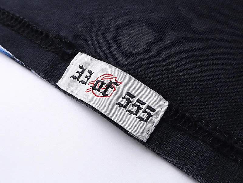 6015#washed black/washed blue ｜P116 Godspeed cross-border American rock and roll street washed retro style short-sleeved T (craft print) fabric (fabric): 32 count combed double yarn 250g weight size (size): S-M-L-XL color (colour): washed black/washed blue/ 👉 👉 👉