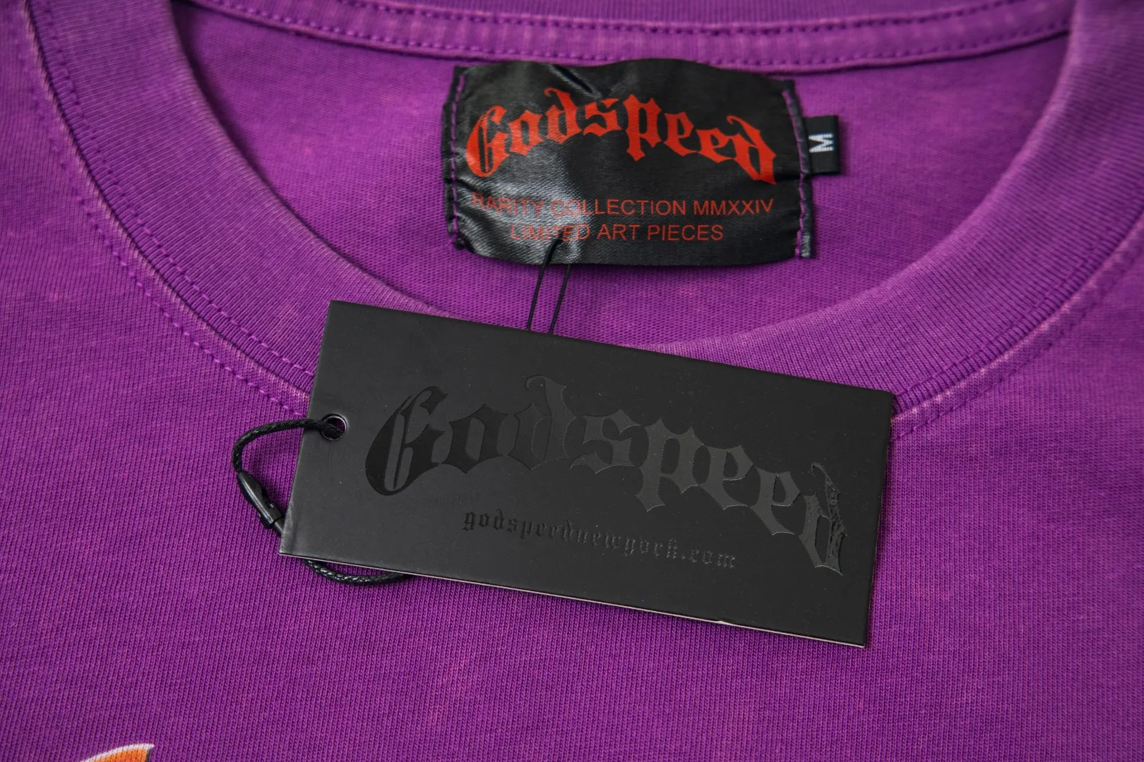 G55# GodSpeed ​​white ink direct spray washed long sleeve S-XL size purple (washed) P156 apricot P146