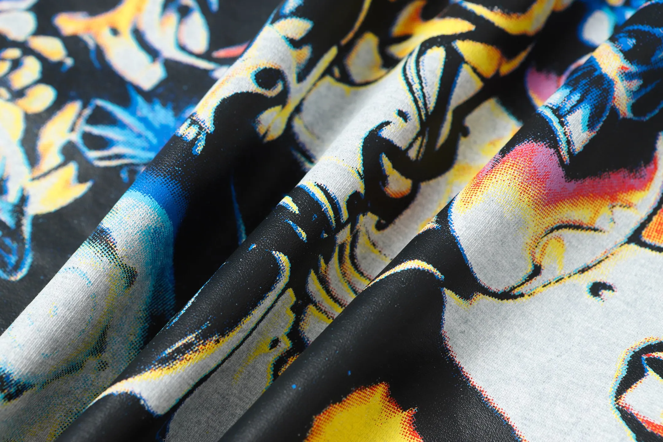 6011#washed black｜P116 Godspeed cross-border American rock and roll street washed retro style short-sleeved T (craft printing) fabric (fabric): 32 count combed double yarn 250g weight code number (size): S-M-L-XL color (colour): washed black