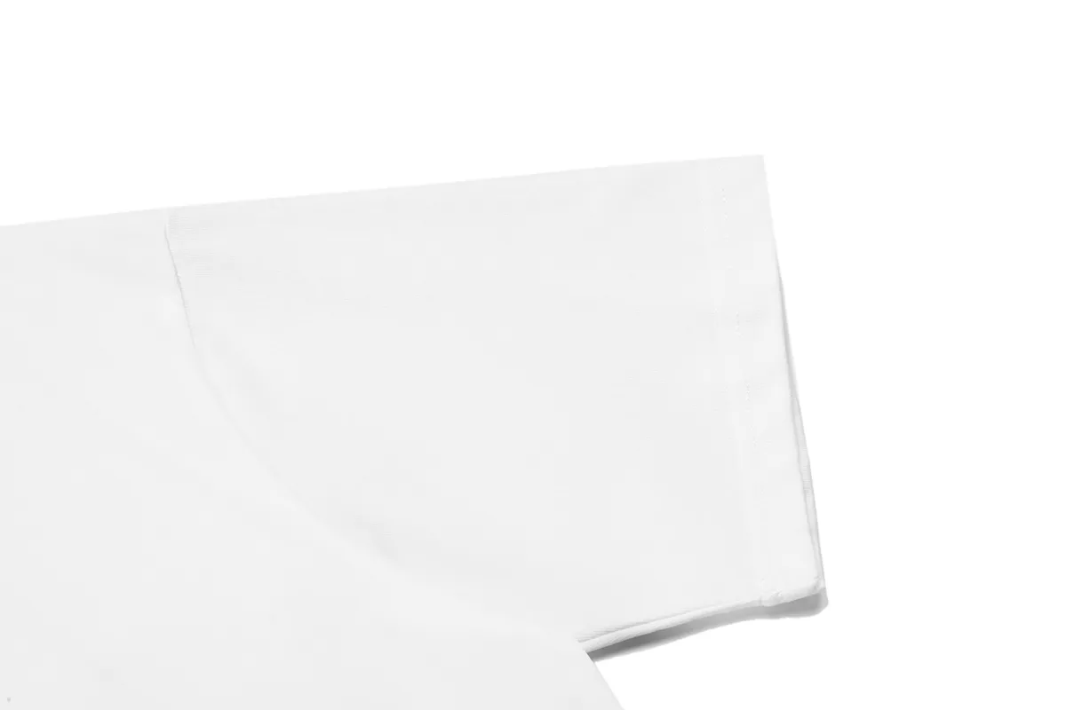 Godspeed skull sailboat white ink direct spray short-sleeved P110 printing has no glue feel and is very breathable S-XL loose fit