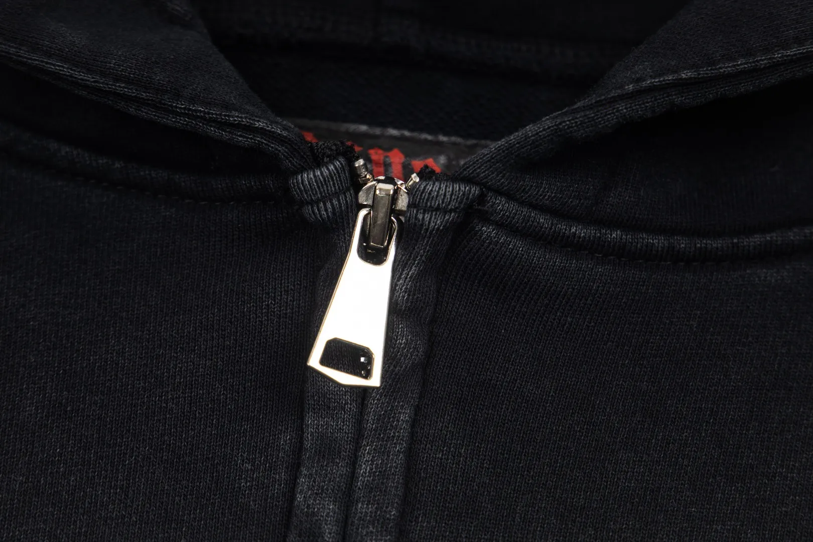 G58# GodSpeed ​​Rhinestone Washable Zip Sweater Size S-XL Black P240