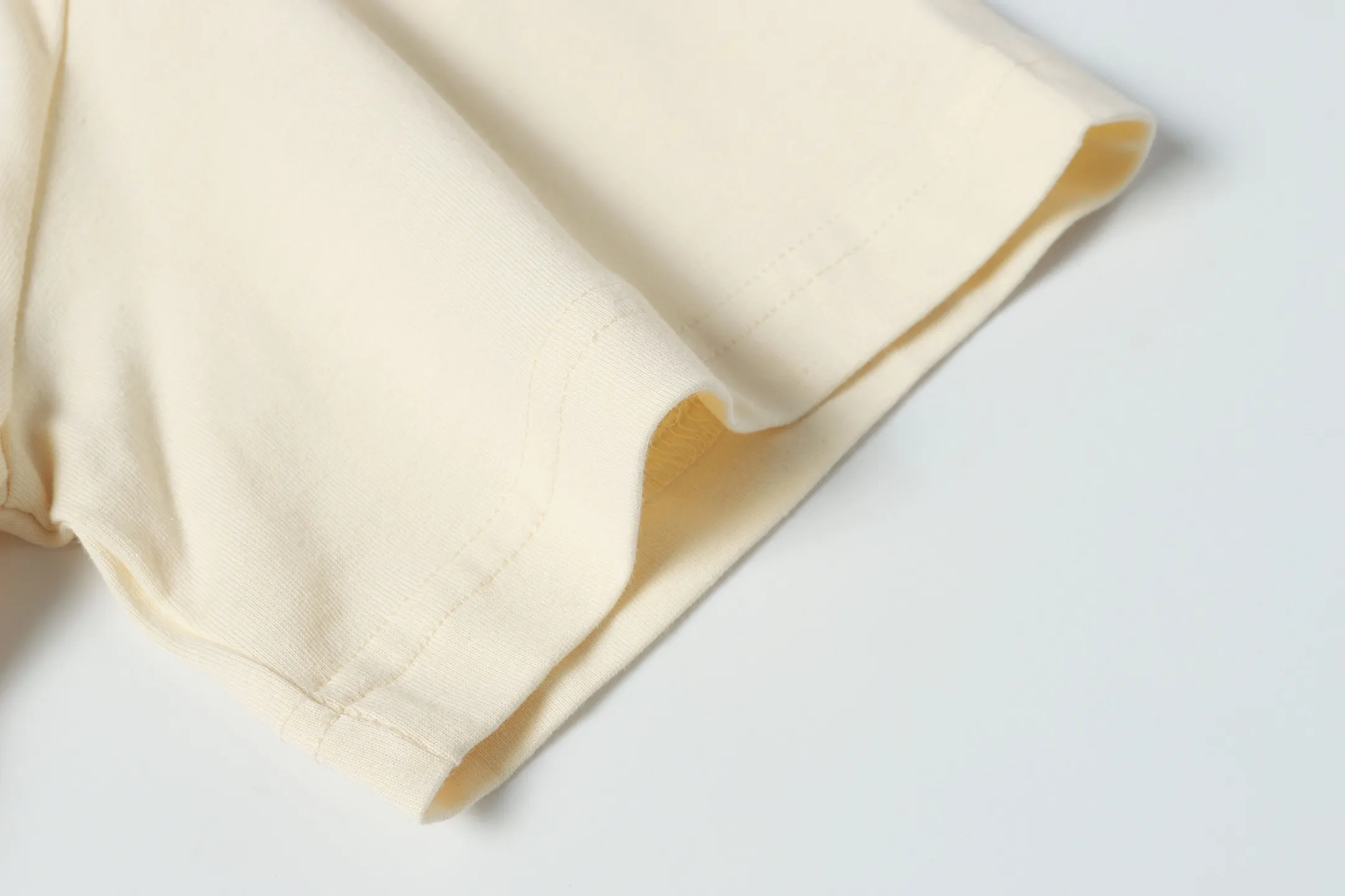 5078#apricot | P104 Godspeed cross-border American rock and roll street washed retro style short-sleeved T (craft printing) fabric (fabric): 32-count combed double yarn 240 grams weight code number (size): S-M-L-XL color (colour): apricot