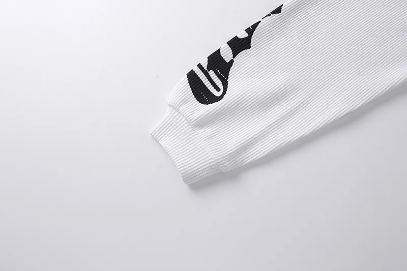 3153# P150 Real shot Godspeed American fashion rock street pure cotton loose fake two-piece long-sleeved T-shirt long T Fabric: 270g 32-count fine cotton double yarn pure cotton Color: Apricot Code number: S M L XL