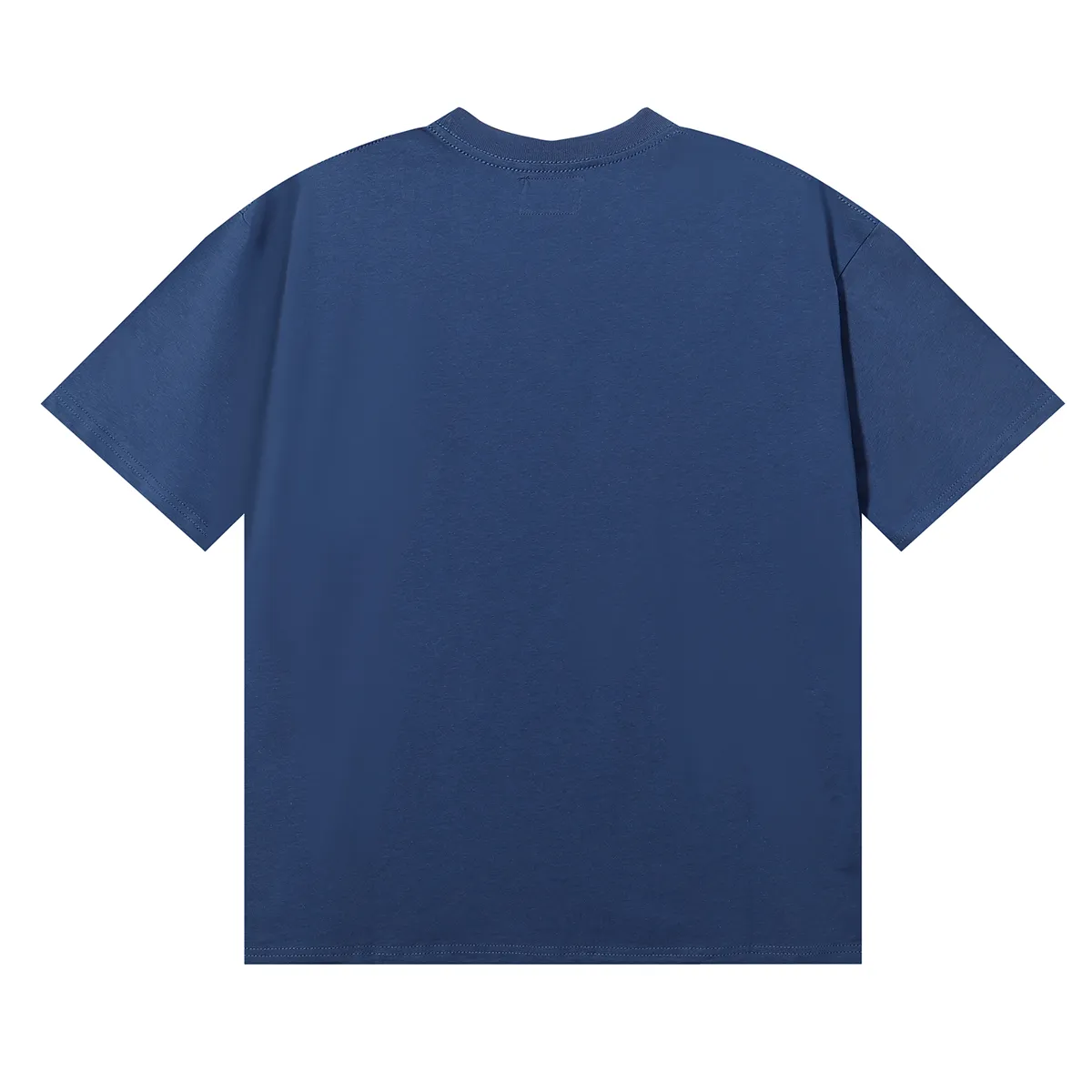 No. 7061, foreign trade beauty trend Godspeed eagle printed high quality double yarn pure cotton casual short-sleeved T-shirt batch 110 Color: black, white, blue; Size: S M L XL