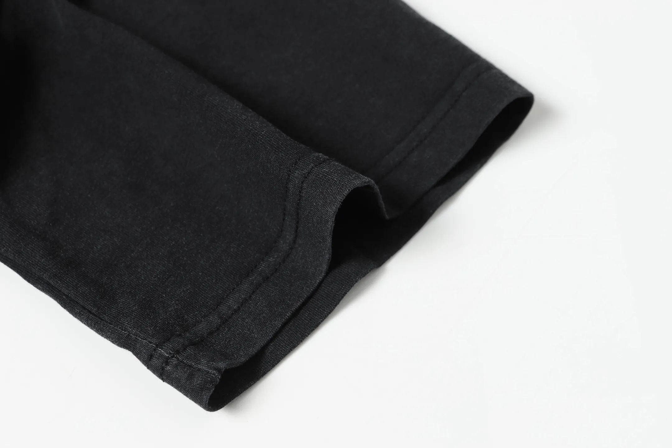 6061#washed black｜P116 Godspeed cross-border American rock and roll street washed retro style short-sleeved T (craft printing) fabric (fabric): 32 count combed double yarn 250g weight code number (size): S-M-L-XL color (colour): washed black