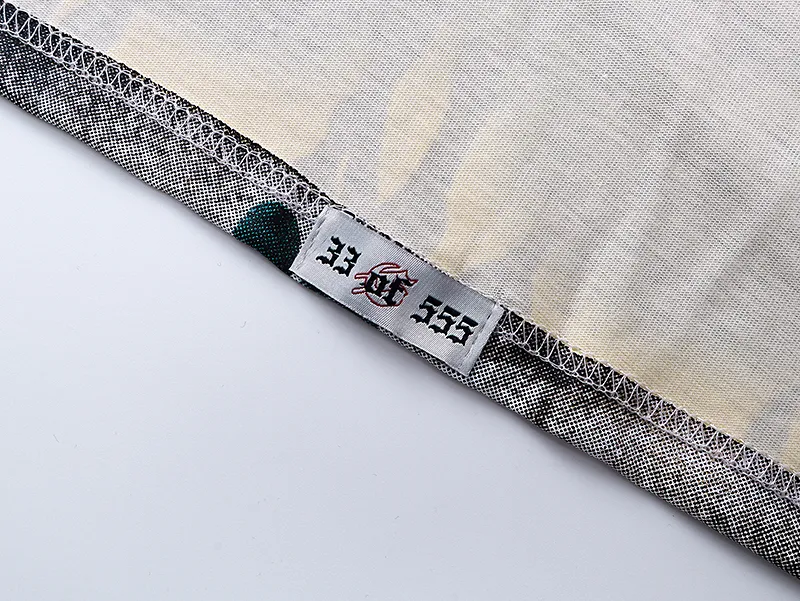 3038# P110 Real shot Godspeed American fashion rock street retro loose printed cotton short sleeves Fabric: 240g 32 count fine cotton double yarn pure cotton Color: apricot Size: S M L XL