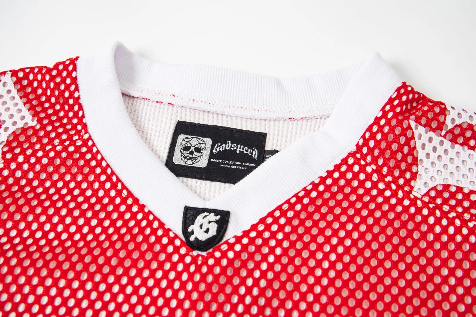 GW01# GodSpeed ​​mesh long-sleeved jersey size S-XL red white yellow P236