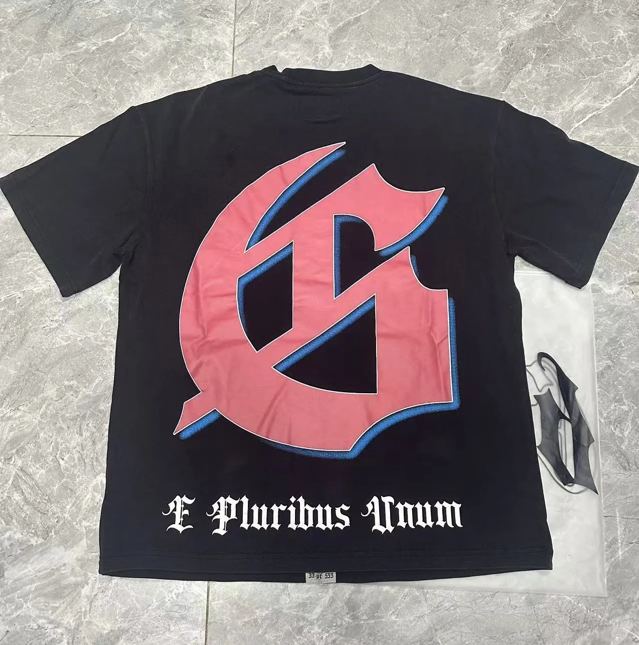 6102# washed black I P116 high-definition printing. soft touch Godspeed cross-border American rock and roll street washed retro style short-sleeved T (craft printing) fabric (fabric): 32 count combed double yarn 250 grams weight code (size): S-M-L-XL color (colour): washed black
