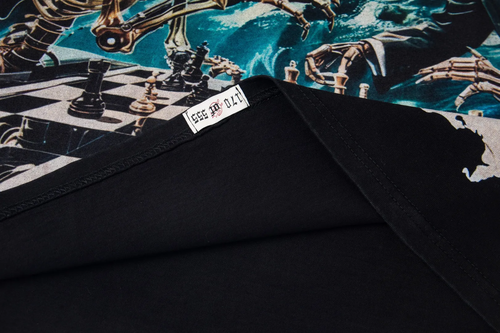 G48# GodSpeed ​​white ink direct spray washed long sleeve S-XL size black (washed) P156 apricot P146