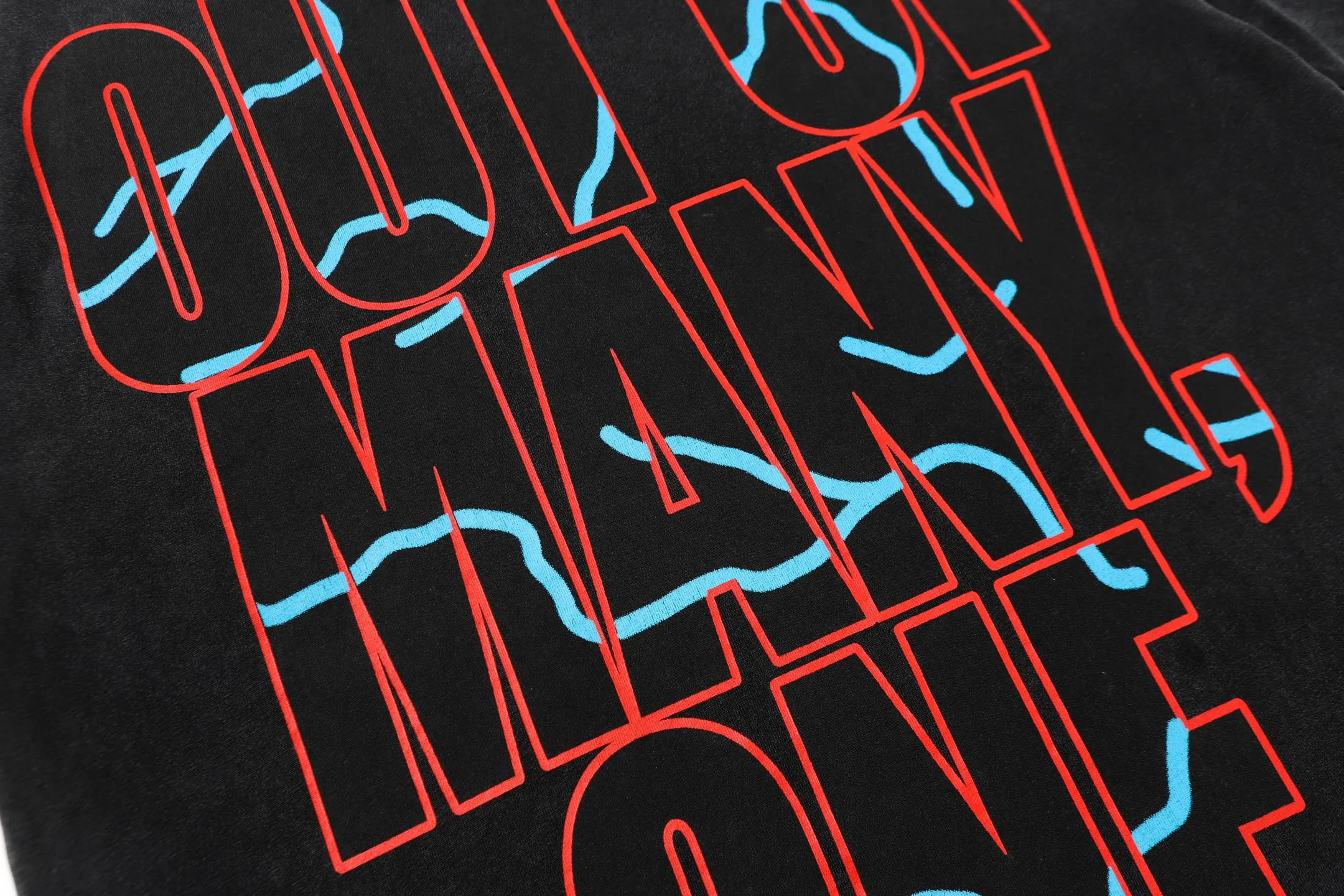 6006#washed black｜P116 Godspeed cross-border American rock and roll street washed retro style short-sleeved T (craft printing) fabric (fabric): 32 count combed double yarn 250g weight size (size): S-M-L-XL color (colour): washed black 👉