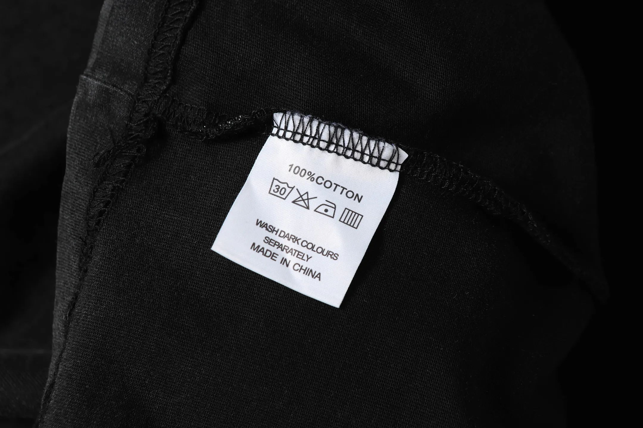 6063#washed black｜P116 Godspeed cross-border American rock and roll street washed retro style short-sleeved T (craft printing) fabric (fabric): 32 count combed double yarn 250g weight code number (size): S-M-L-XL color (colour): washed black