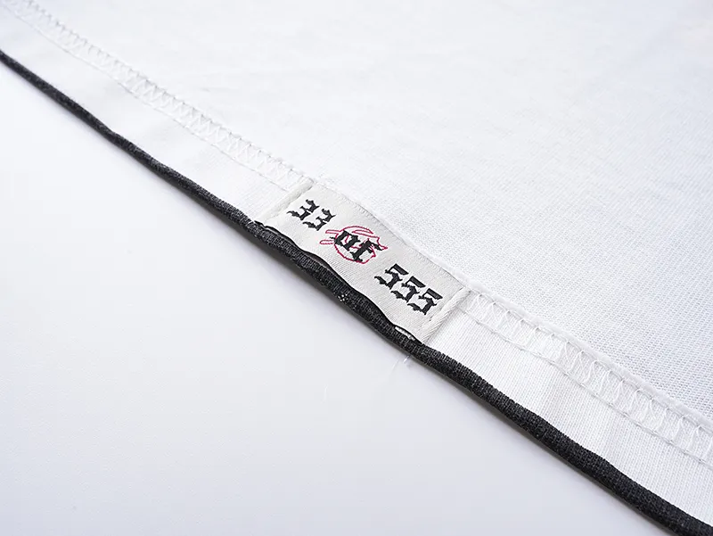 3107# P140 Real shot of Godspeed American fashion rock street pure cotton loose bottoming long-sleeved T-shirt long T-shirt Fabric: 270g 32-count fine cotton double yarn pure cotton Color: off-white apricot Code number: S M L XL