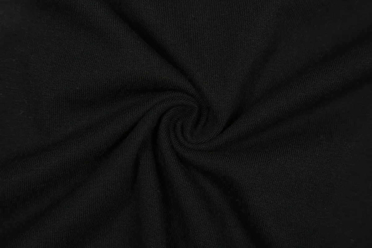 6837# P116 Hellstar American fashion high street pure cotton loose short-sleeved T-shirt Color: Black White Size: S M L XL