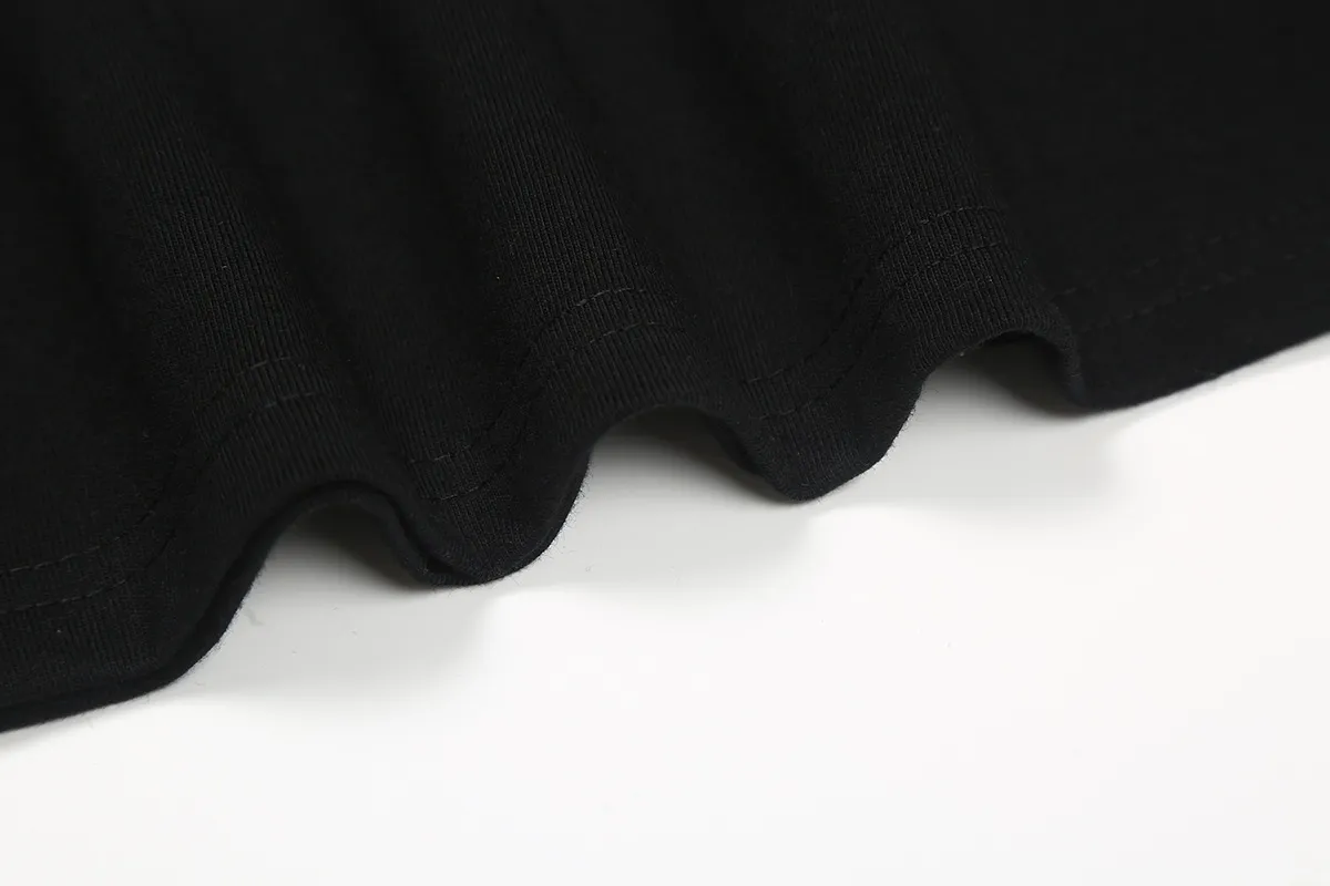 6670# P116 Hellstar American fashion high street pure cotton loose short-sleeved T-shirt Color: Black Size: S M L XL