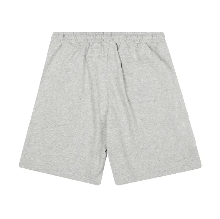 1109# P150 Hellstar pure cotton terry 350g printed casual shorts Color: black floral gray Size: S M L XL