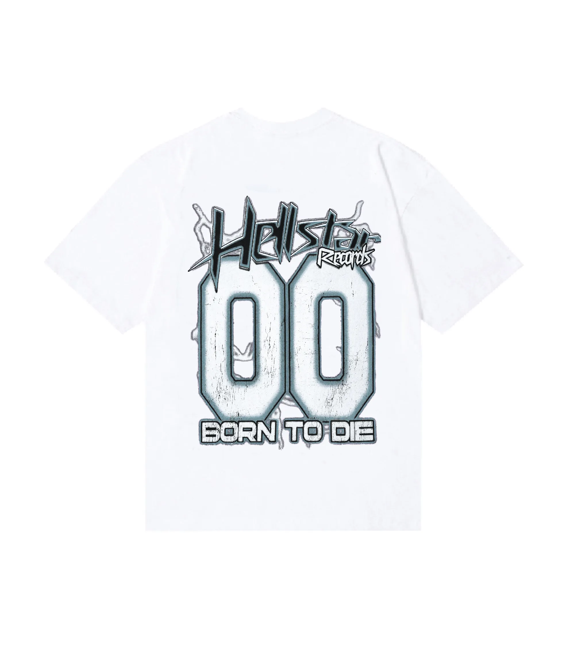 6841# P116 Hellstar American fashion high street pure cotton loose short-sleeved T-shirt Color: White Black Size: S M L XL