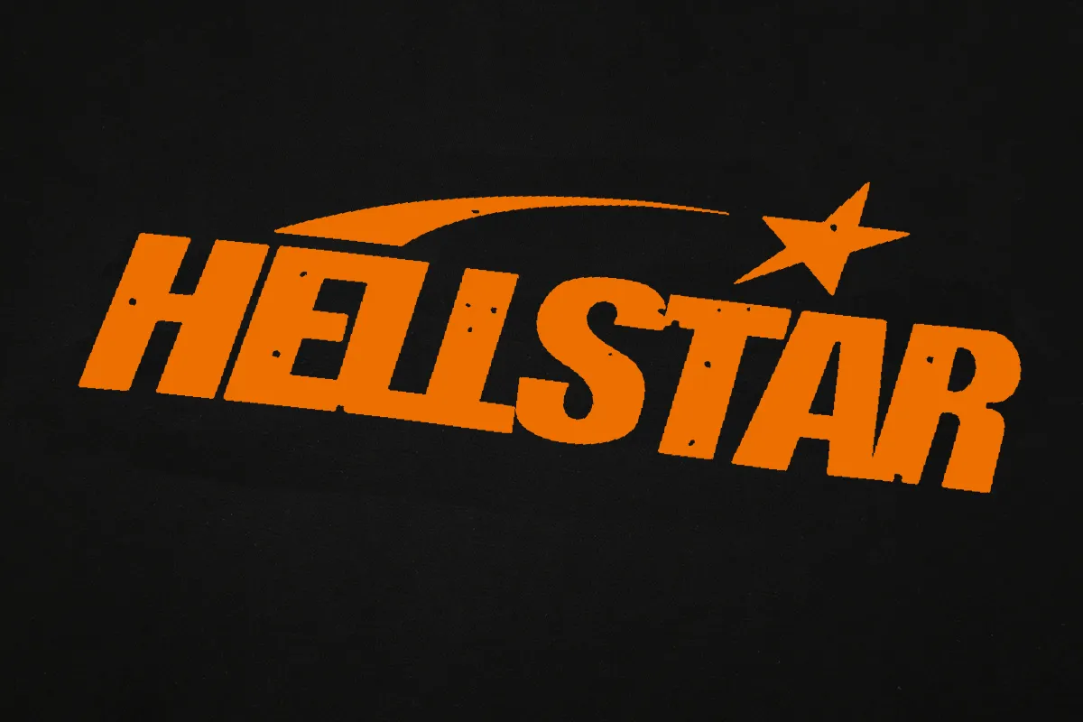 9915# P196 Ins American hip-hop trendy brand hellstar letter printed high street loose hooded pullover sweatshirt for men and women Color: Black White Size: S M L XL