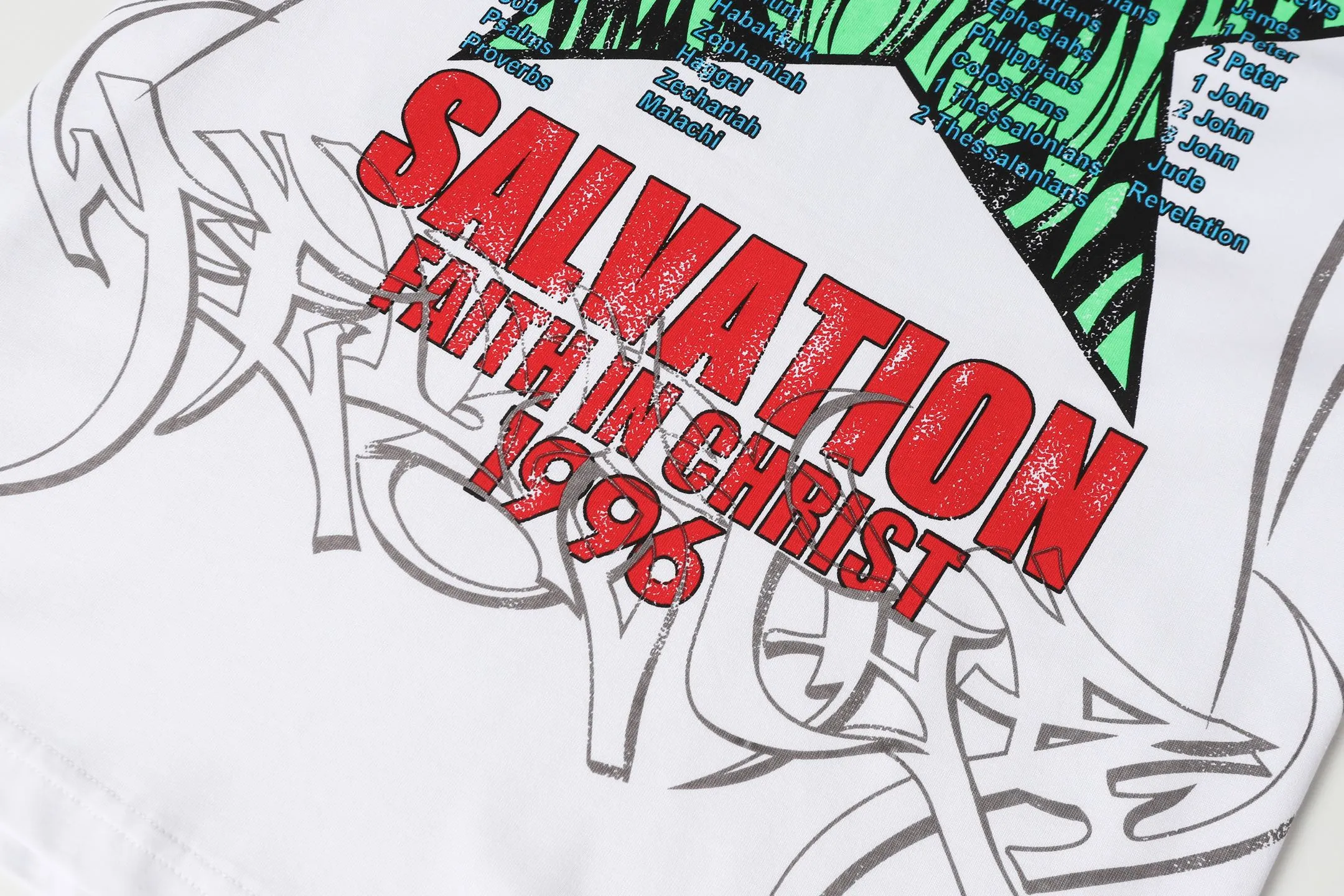 P108 Real-stock Hellstar Cross-border European and American style, street fashion brand pure cotton T-shirt Fabric (fabric): 32 pieces of 240g heavy combed double yarn pure cotton Size (size): S-M- L- X L Color (colour): white