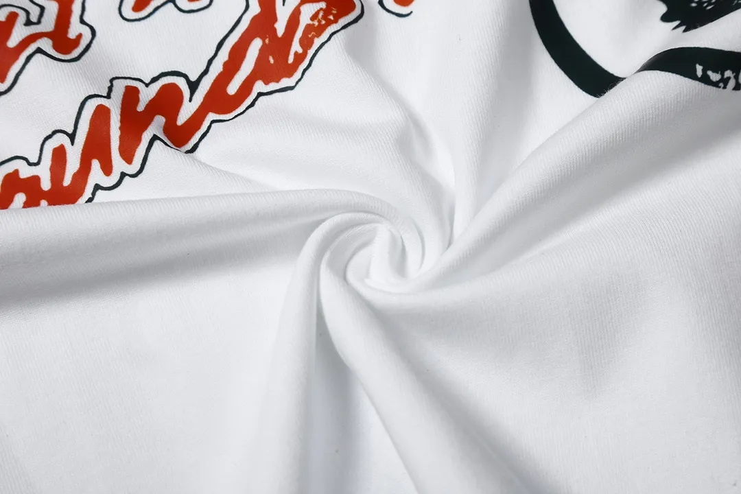 5508# P136 Hellstar Hellstar letter print lightning high street men and women hip-hop loose long-sleeved T-shirt Color: White Black Size: S M L XL