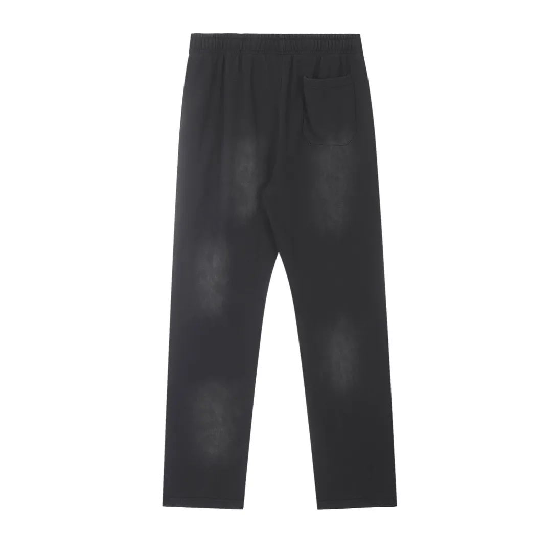 P210 Hellstar Sports Future Flame Sweatpants Black Fashion brand high-quality pure cotton sweatpants terry trousers color (color): Vintage Black (washed black) Size (size): S, M, L, XL