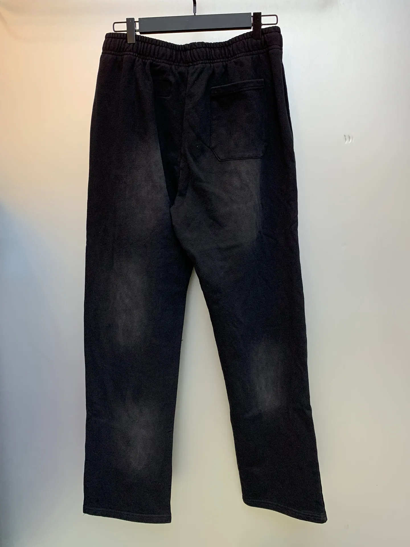 P210 Hellstar Sports Future Flame Sweatpants Black Fashion brand high-quality pure cotton sweatpants terry trousers color (color): Vintage Black (washed black) Size (size): S, M, L, XL