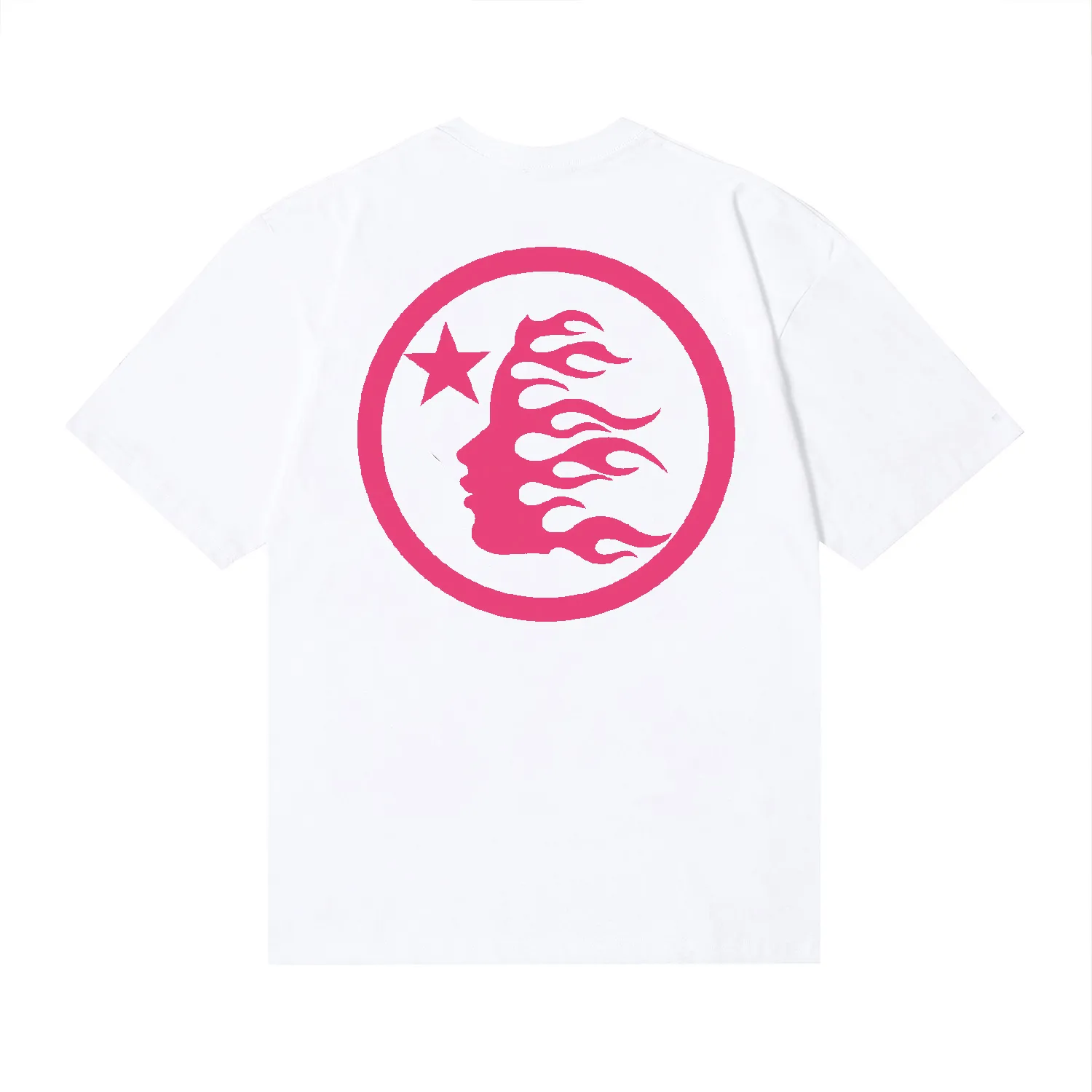 6699# P112 Hellstar American fashion high street pure cotton loose short-sleeved T-shirt Color: White Black Size: S M L XL