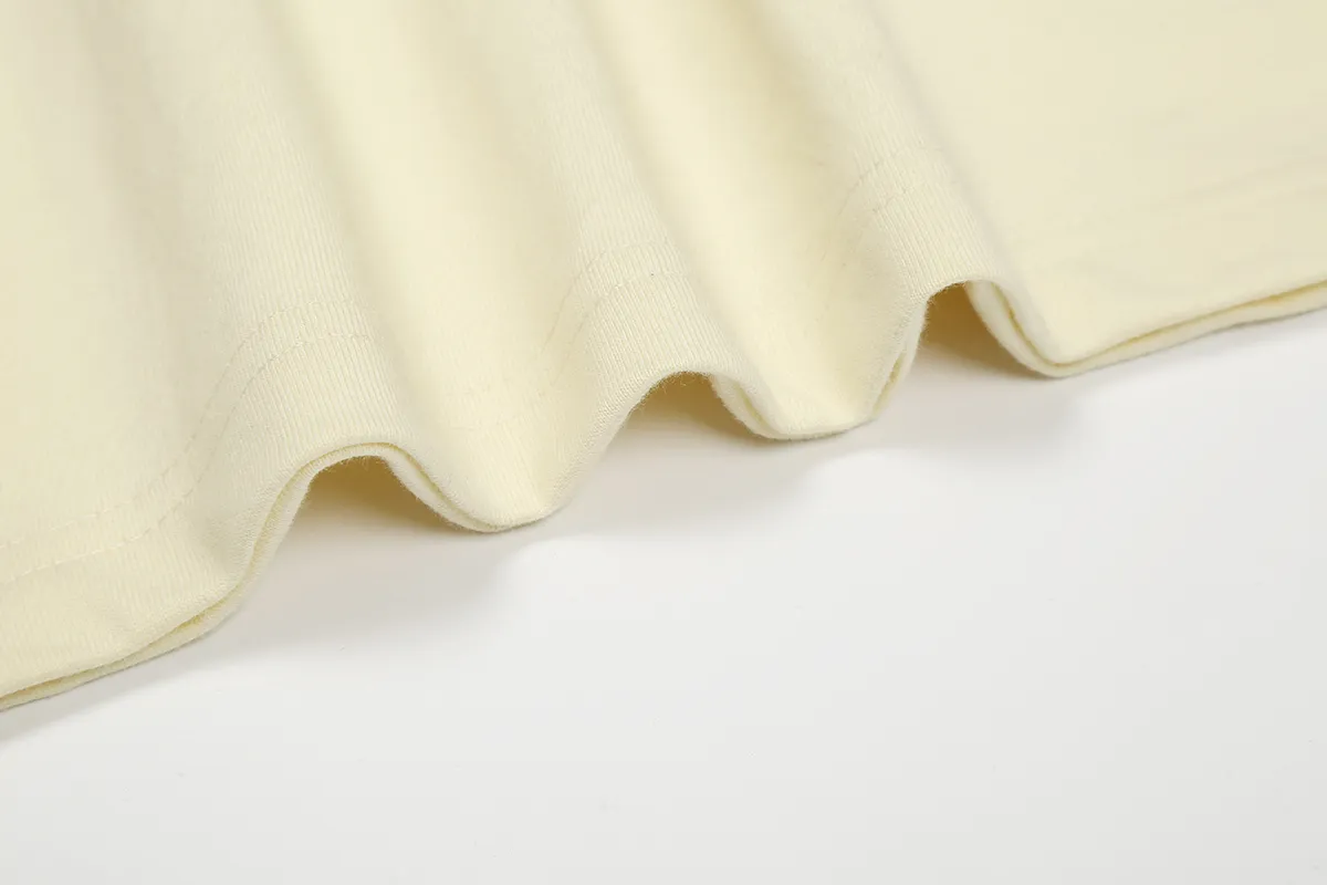 6684# P116 Hellstar American fashion high street pure cotton loose short-sleeved T-shirt Color: White Black Apricot Code Number: S M L XL