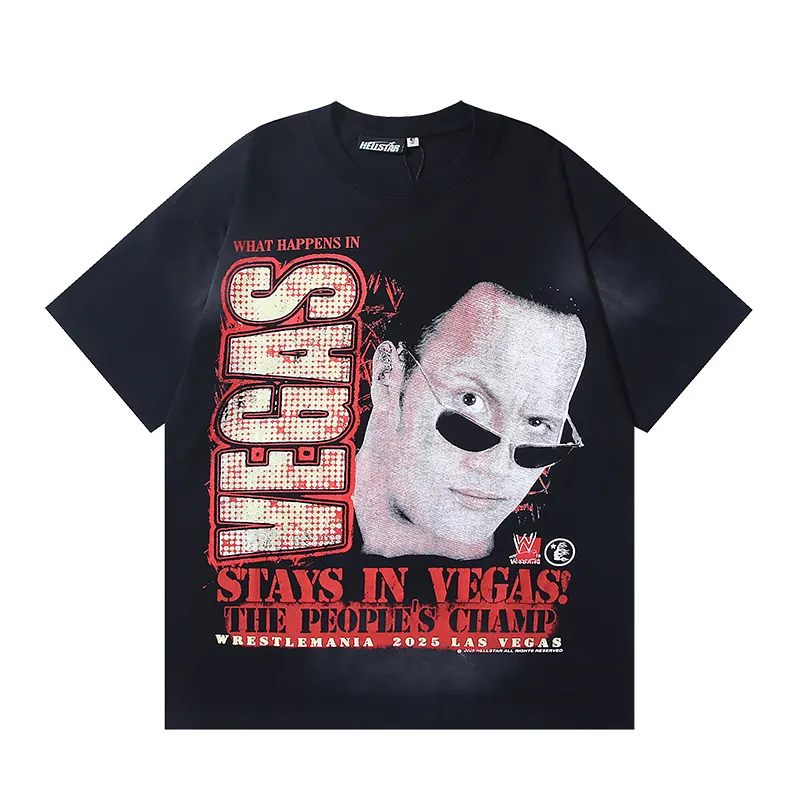 P130 6762#washed black Real shot Hellstar washed retro beauty trendy printed short-sleeved T-shirt Fabric: 250g 32 count fine cotton double yarn pure cotton Color: washed black Size: S M L XL