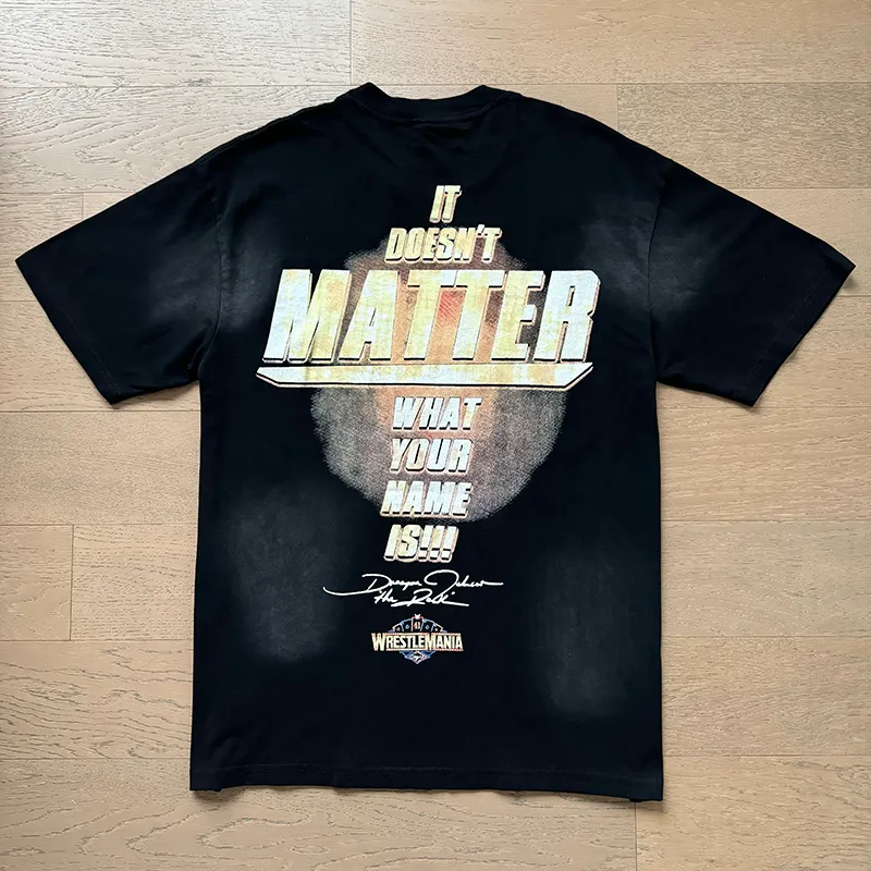 P130 6762#washed black Real shot Hellstar washed retro beauty trendy printed short-sleeved T-shirt Fabric: 250g 32 count fine cotton double yarn pure cotton Color: washed black Size: S M L XL