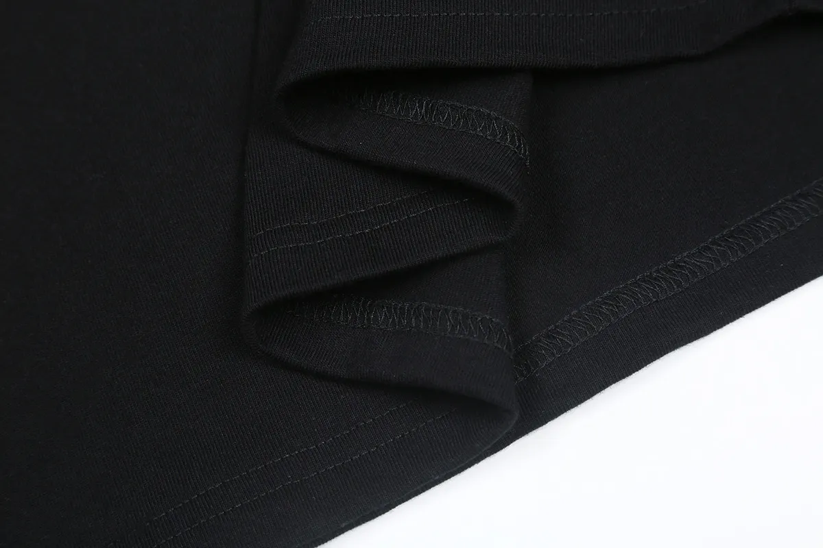 6669# P116 Hellstar American fashion high street pure cotton loose short-sleeved T-shirt Color: Black Size: S M L XL