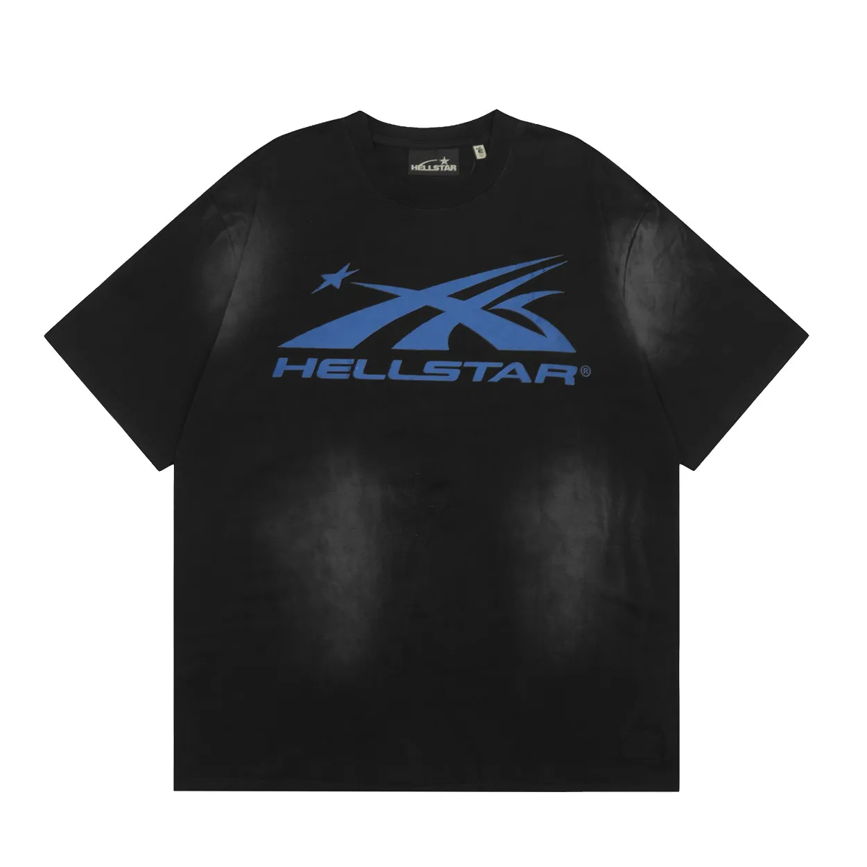 P126 HELLSTAR SPORTS CORE LOGO GEL T-SHIRT American fashion spray Ma Liu short-sleeved T-shirt The new hot beauty fashion Hellstar!  Standard beauty and trendy workmanship, original customization (fabric, pattern, printing, hang tag, main mark, etc.), exaggerated style, explosive style, dare to break through tradition, bring adventurous new fashion experience!   YoungBoy, the most popular rapper in the youth circle, has shot a lot of models for him, and celebrities such as Dababy and Swae Lee frequently get dressed!  color: black size: S, M, L, XL