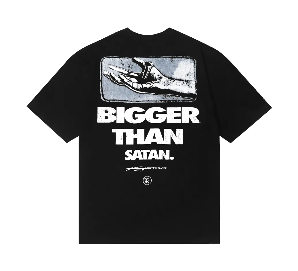 6707# P116 Hellstar American fashion high street pure cotton loose short-sleeved T-shirt Color: White Black Size: S M L XL