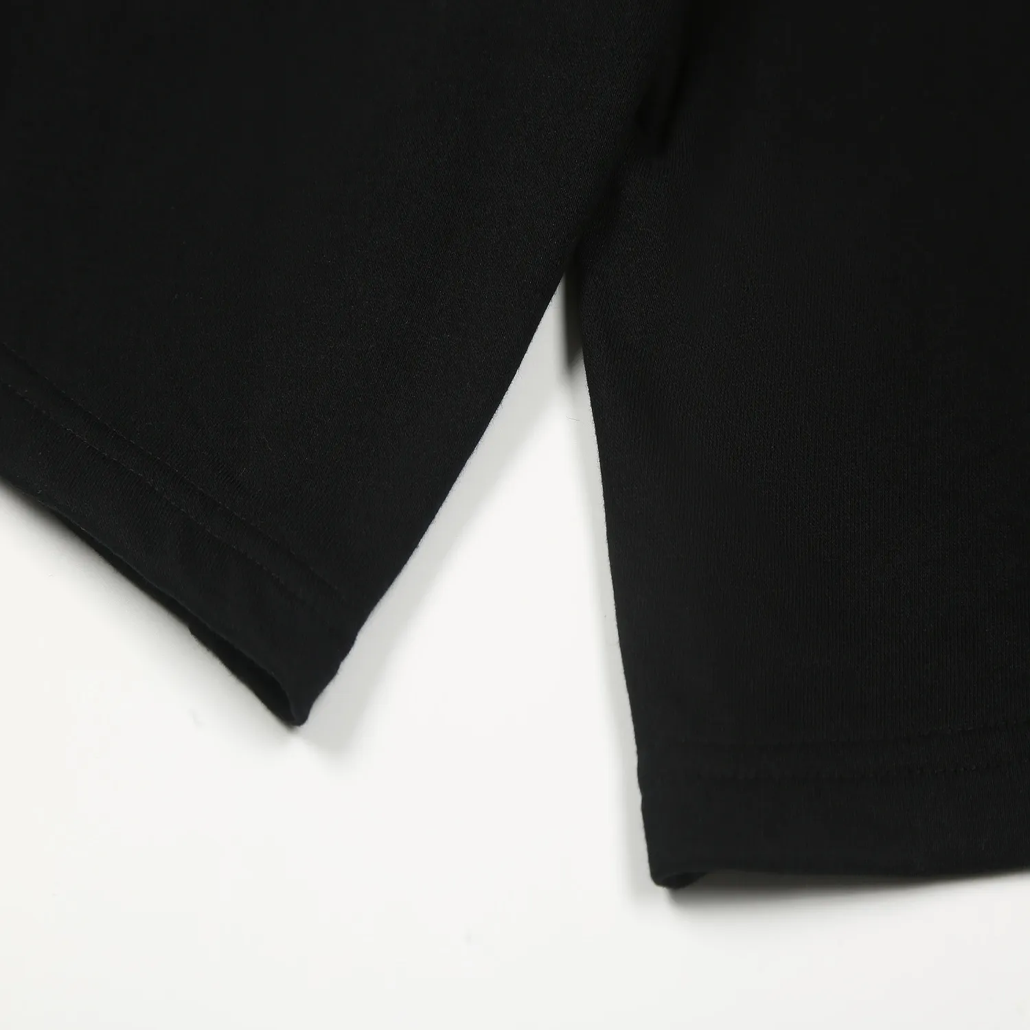 1120# P150 Hellstar pure cotton terry 350g printed casual shorts Color: Black Size: S M L XL