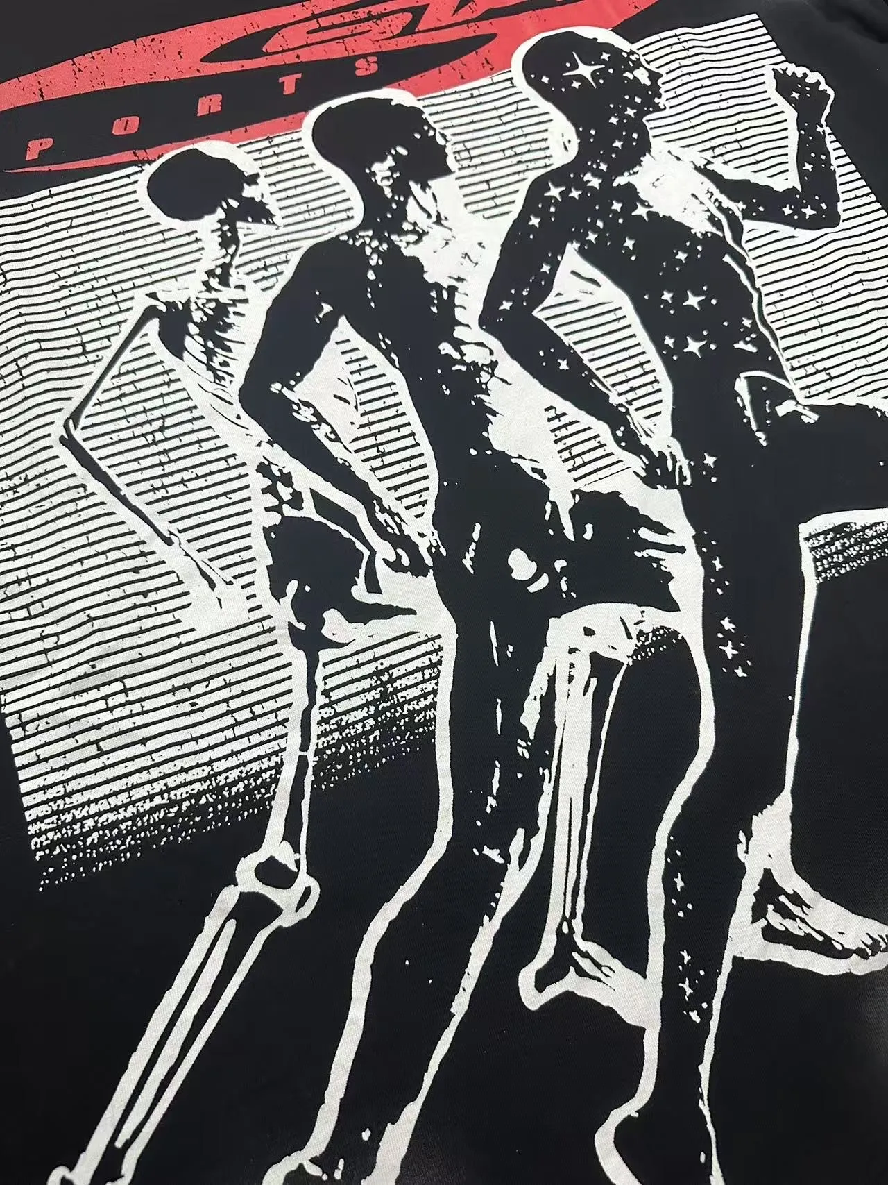 P124 Hellstar Hellstar Cross-border European and American style street fashion brand pure cotton T-shirt Fabric (fabric): 32 counts 250g washed combed double yarn pure cotton Size (size): S-M- L- X L Color (colour): Washed black (spray Ma Liu)