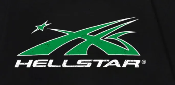 6711# P112 Hellstar American fashion high street pure cotton loose short-sleeved T-shirt Color: White Black Size: S M L XL