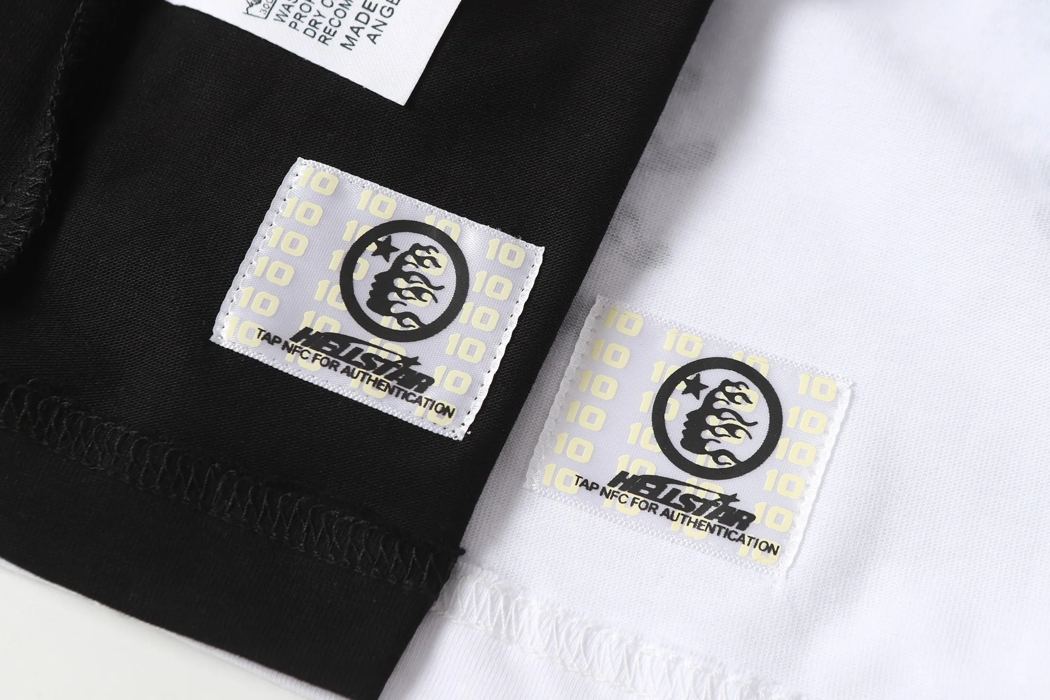 P108 Real-stock Hellstar Cross-border European and American style, street fashion brand pure cotton T-shirt Fabric (fabric): 32 counts of 240g heavy combed double yarn pure cotton Size (size): S-M- L- X L Color (colour): white/black 👉 👉 👉