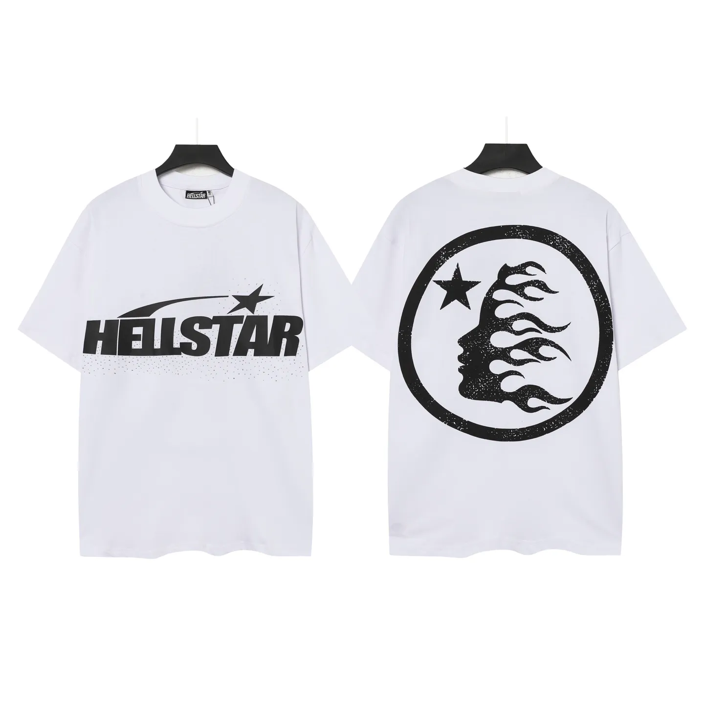 P116 Real stock Hellstar cross-border European and American style, street brand pure cotton T-shirt Fabric (fabric): 32 pieces of 240g heavy combed double yarn pure cotton Size (size): S-M- L- X L Color (colour): white